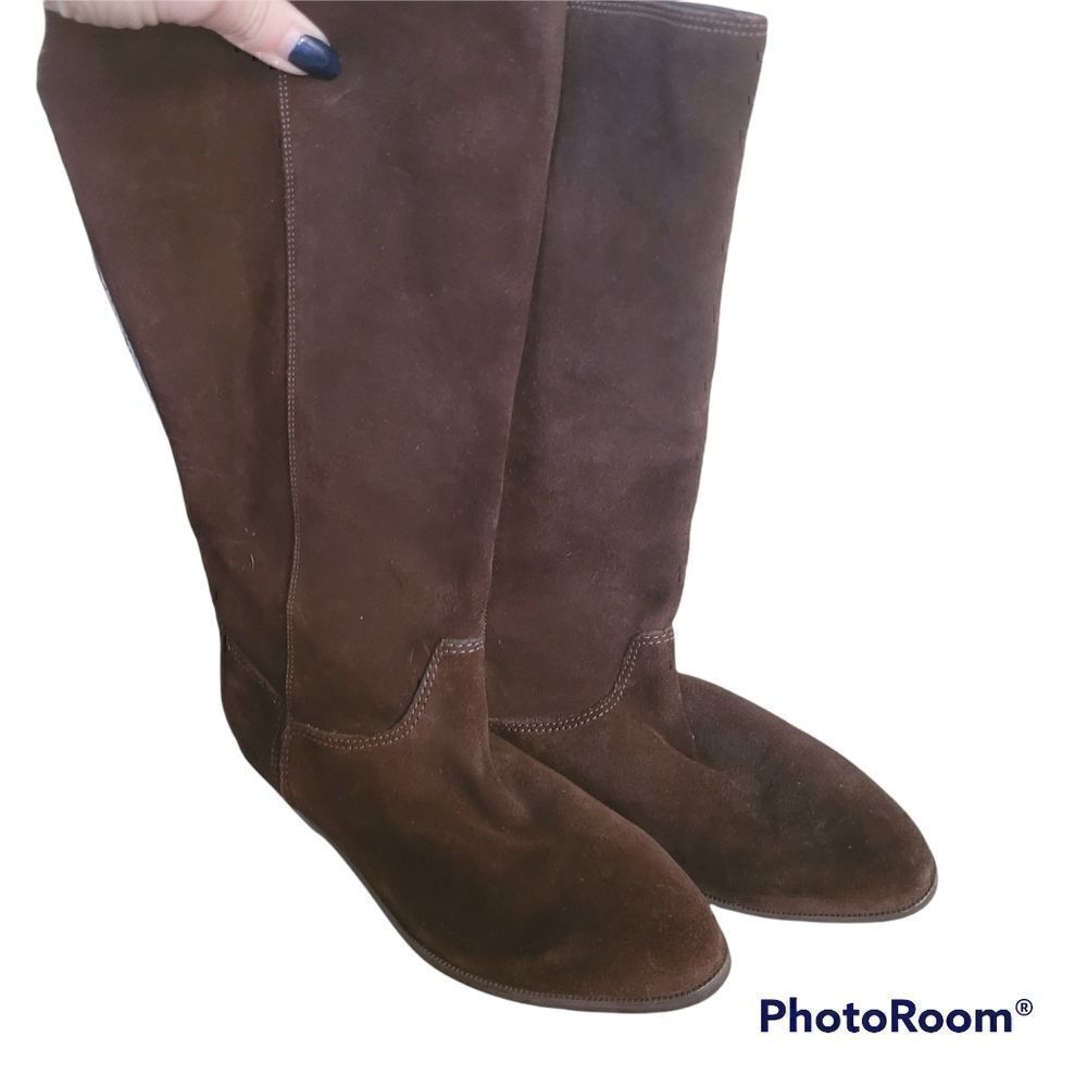 Vintage Pappagallo brown suede and leather boots